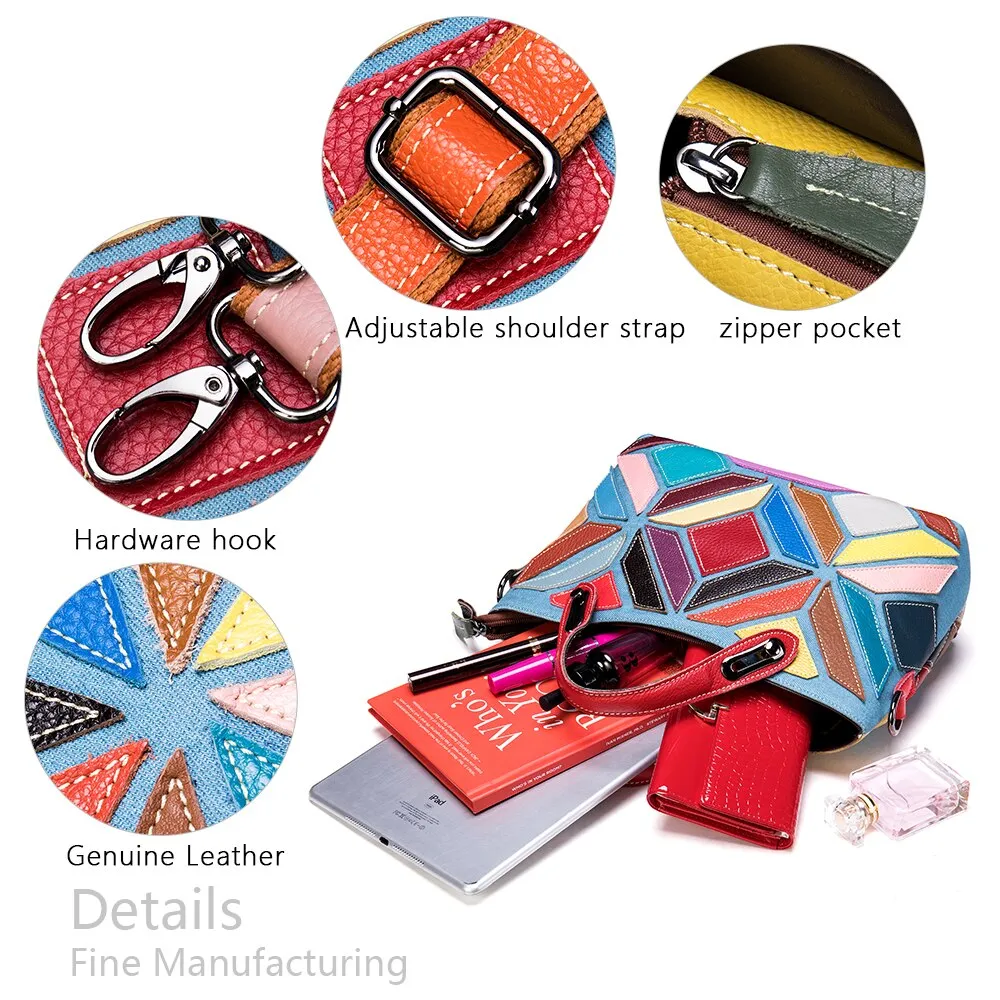 Women's Genuine Leather Designer Bag Cross-body Bag