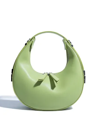Women's Leather Half Moon Shoulder Bag 90s Crescent Handbag Toni Bag