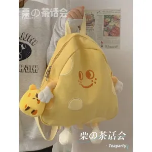 Women's Simple Cheese Advanced Texture Canvas High-grade Bags