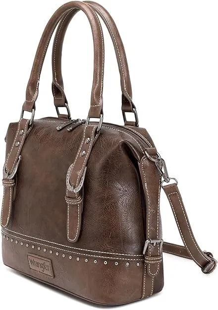 Wrangler Buckle Classic Barrel Satchels
