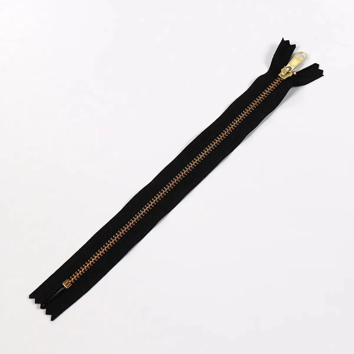 YKK 4.5 Brass Bag Zipper Long Pull 9 Inch