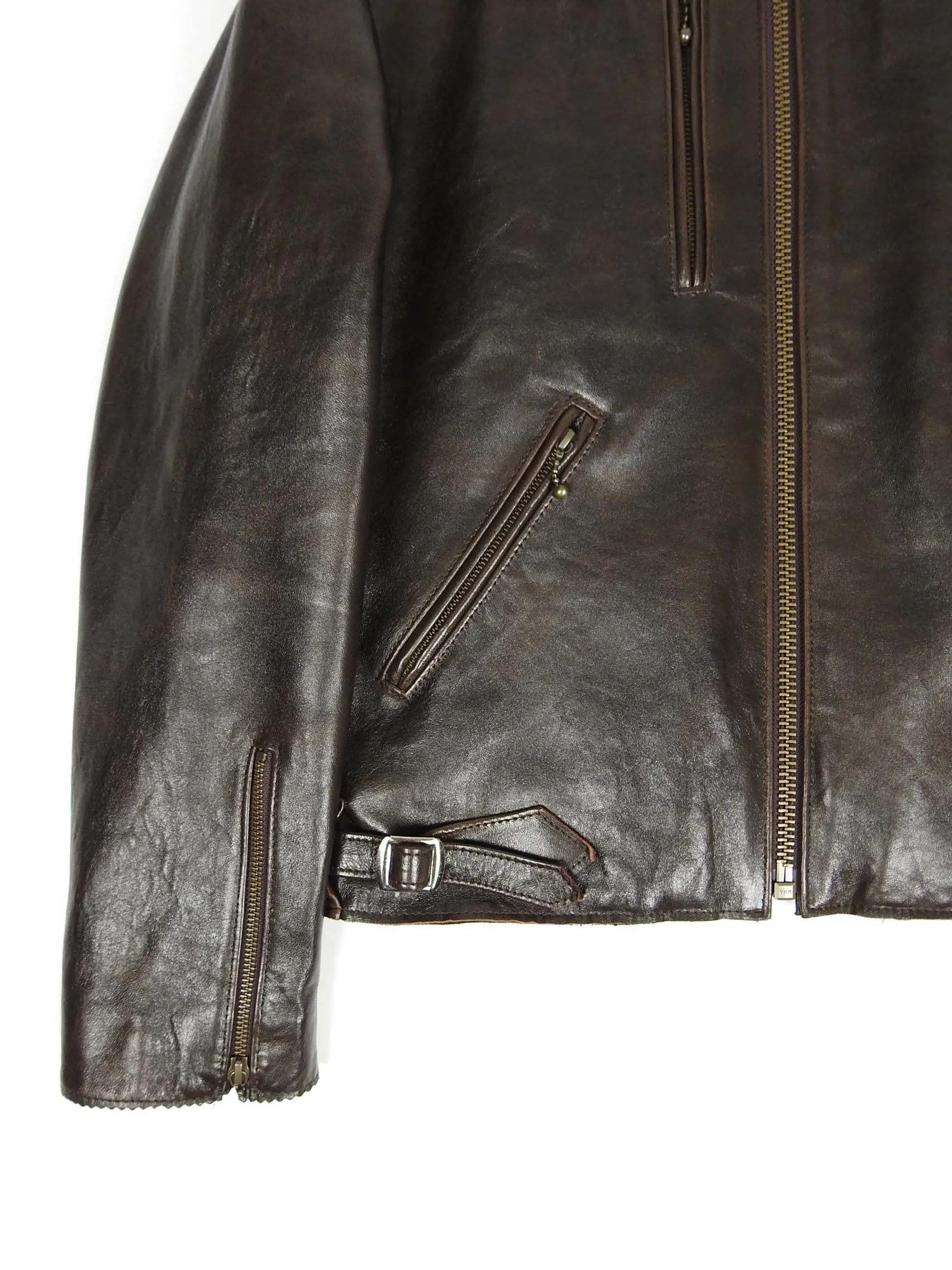 YMC Leather Jacket Size Medium