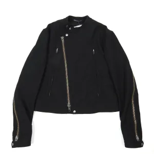 Yohji Yamamoto AW’14 Cropped Wool Biker Jacket Size 3