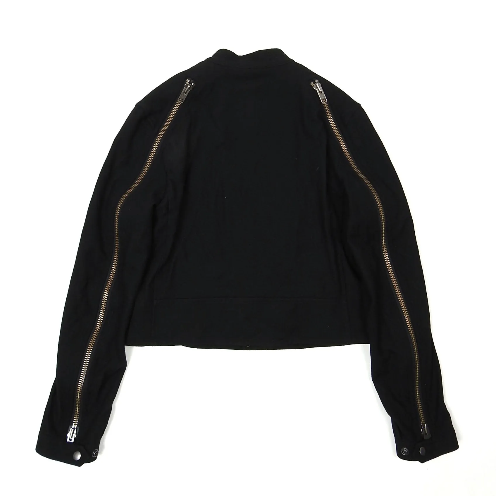 Yohji Yamamoto AW’14 Cropped Wool Biker Jacket Size 3