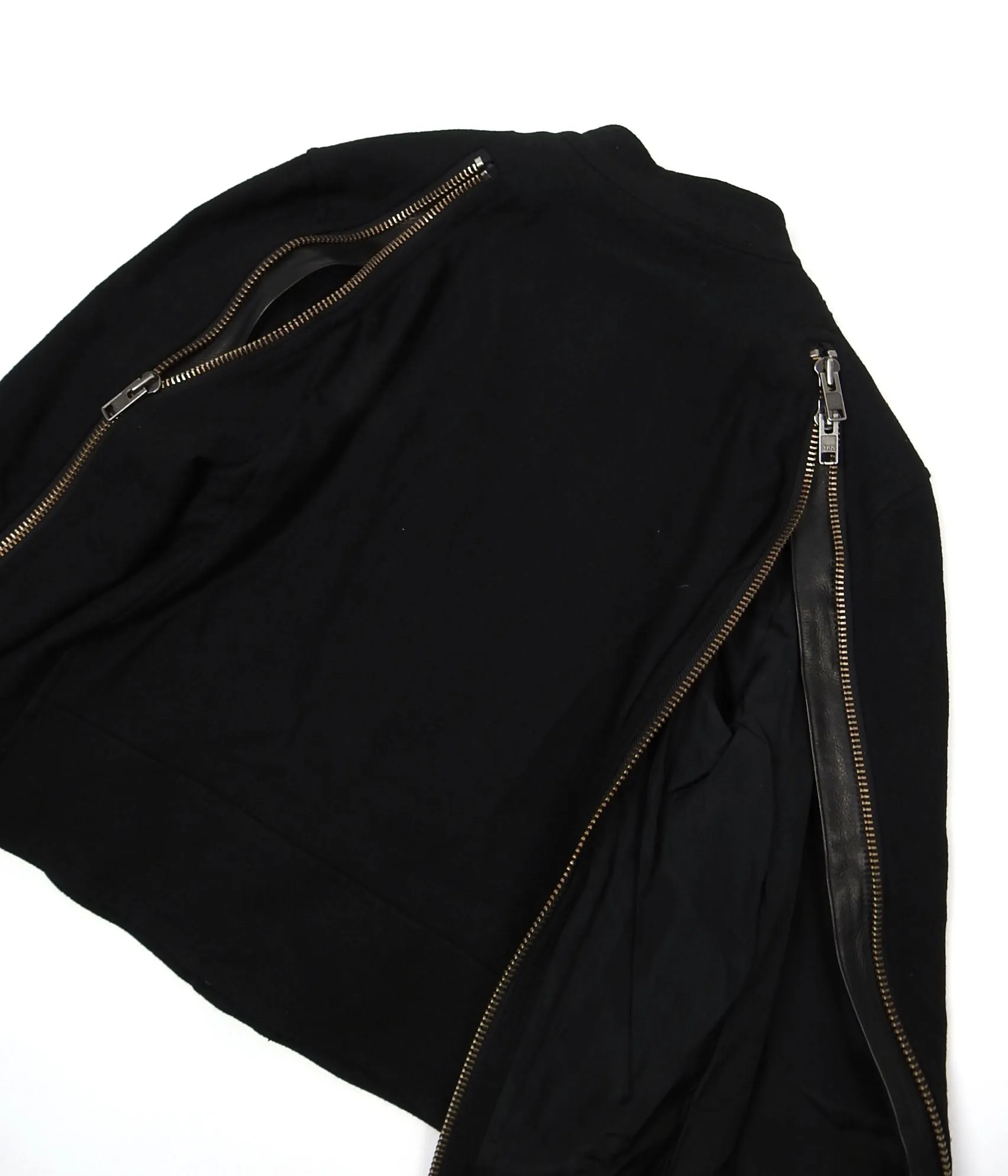 Yohji Yamamoto AW’14 Cropped Wool Biker Jacket Size 3