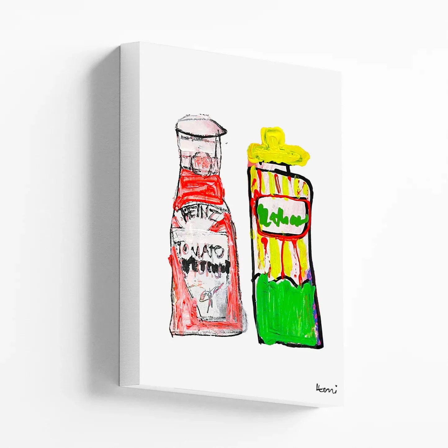 You’re The Ketchup to My Mustard Mini Canvas