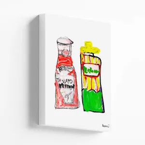You’re The Ketchup to My Mustard Mini Canvas
