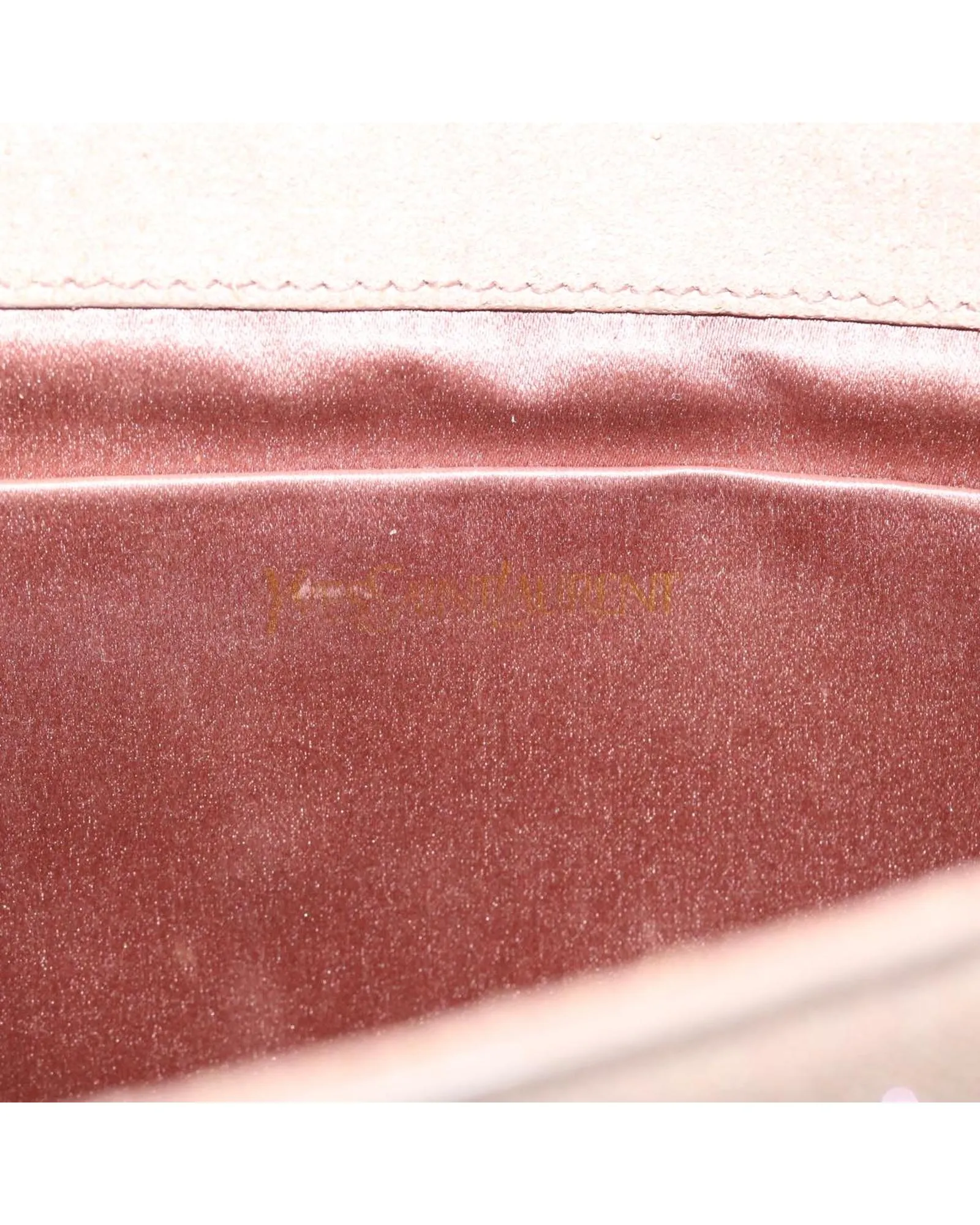 YSL Envelope Clutch Embossed Logo