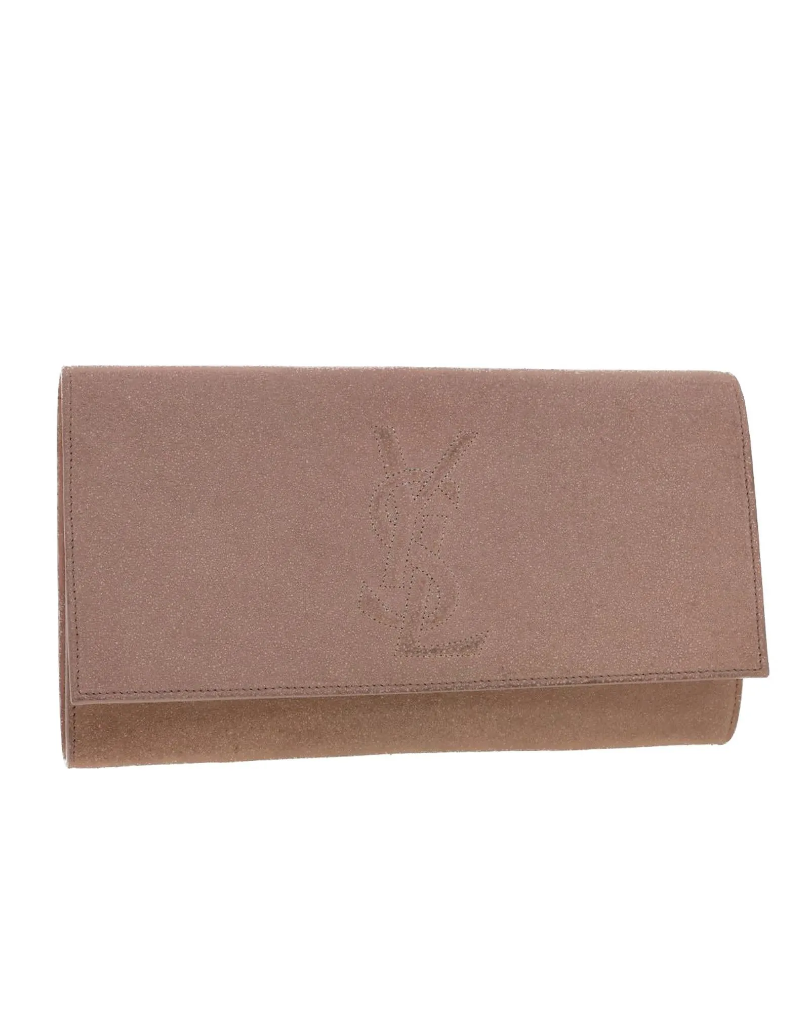 YSL Envelope Clutch Embossed Logo