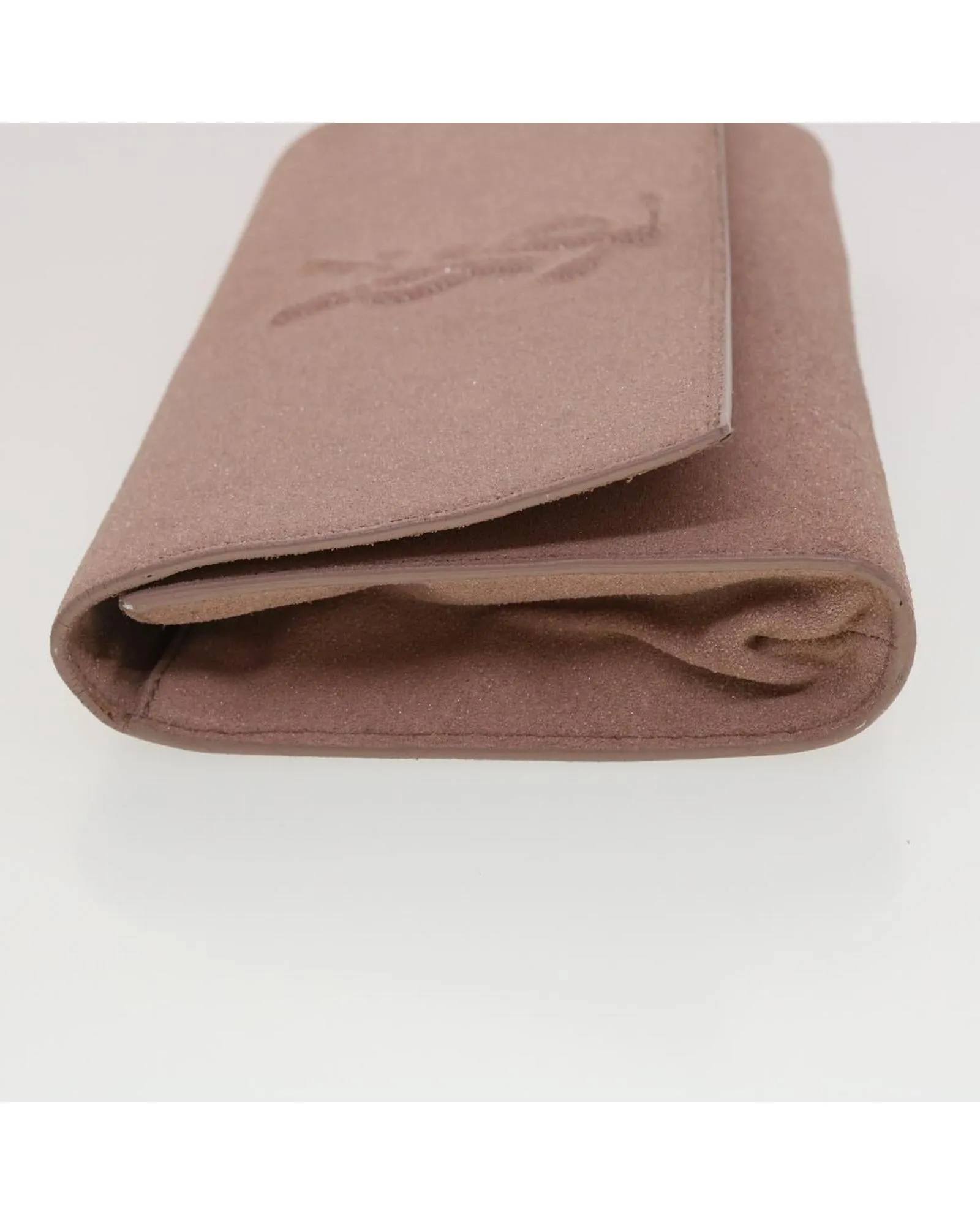 YSL Envelope Clutch Embossed Logo