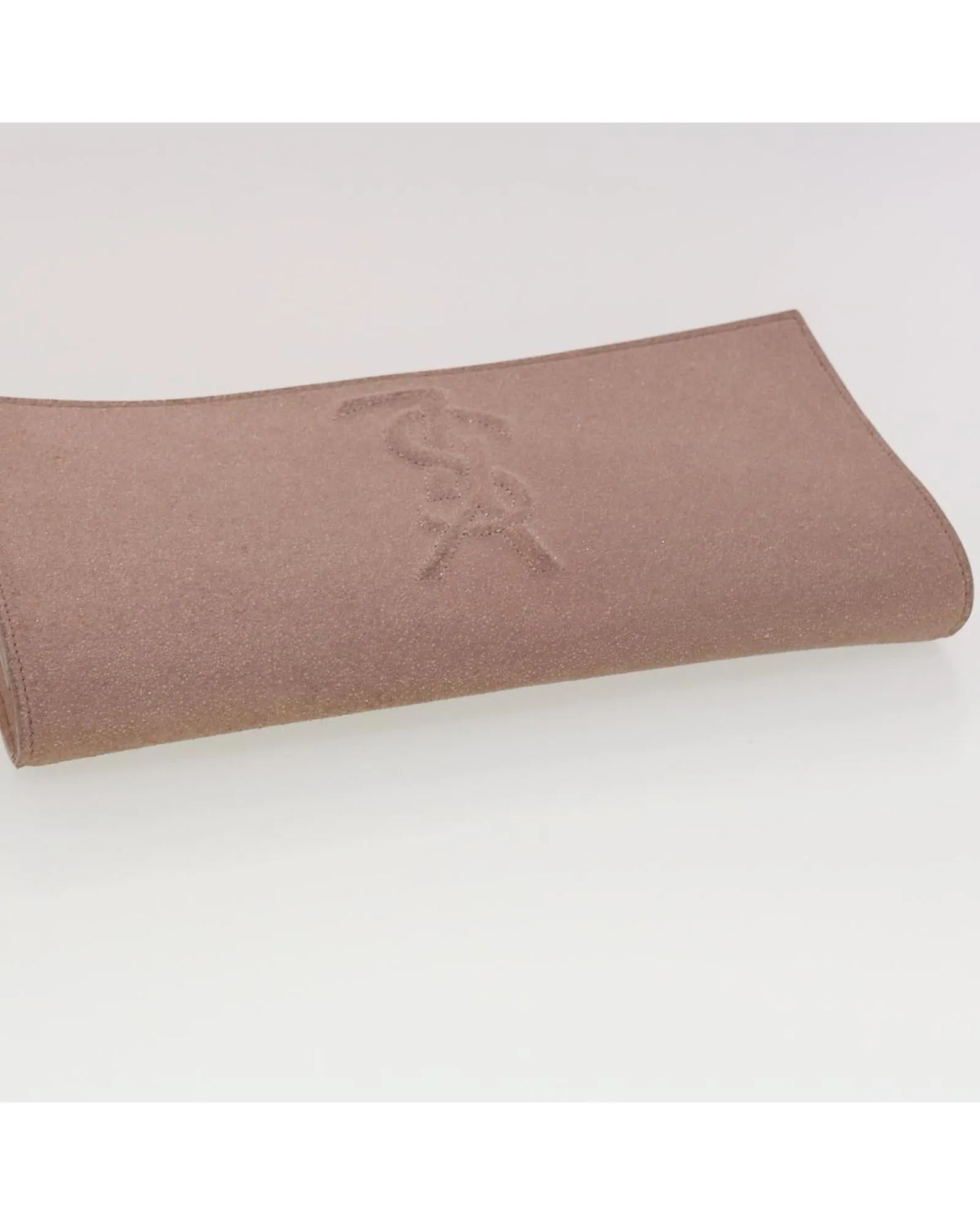 YSL Envelope Clutch Embossed Logo