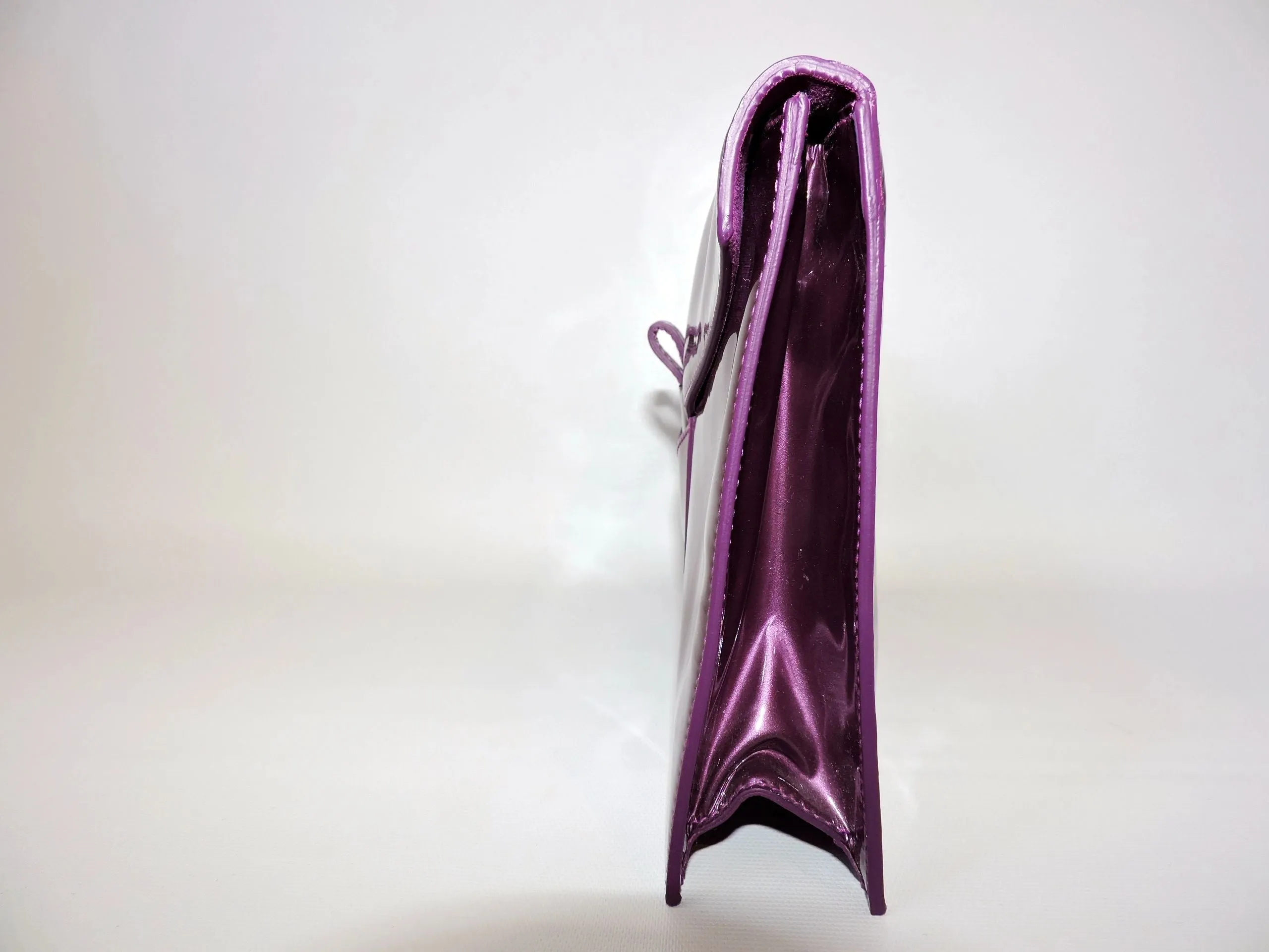 Yves Saint Laurent Fleur Corrigee Patent Leather, Purple