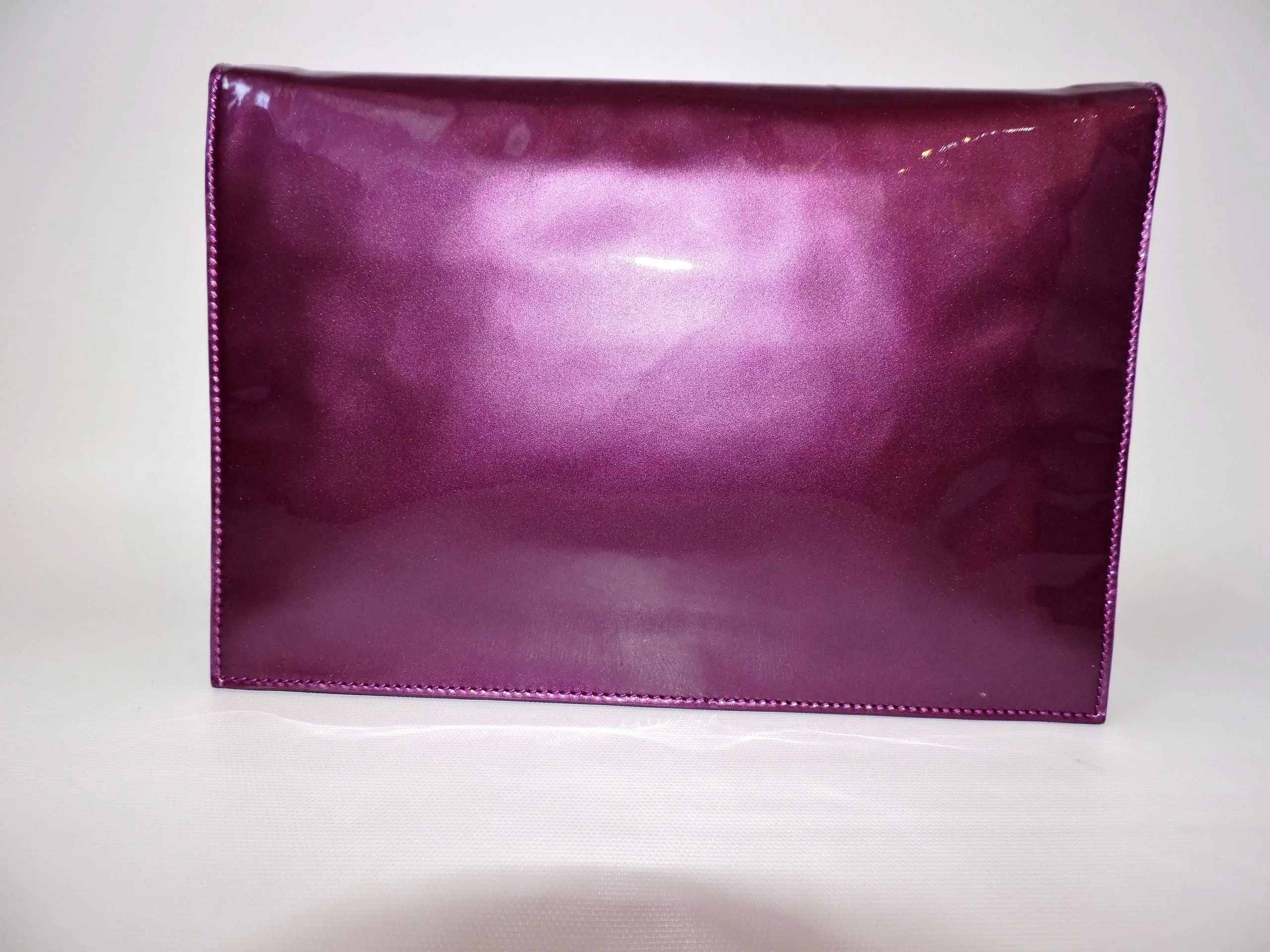 Yves Saint Laurent Fleur Corrigee Patent Leather, Purple