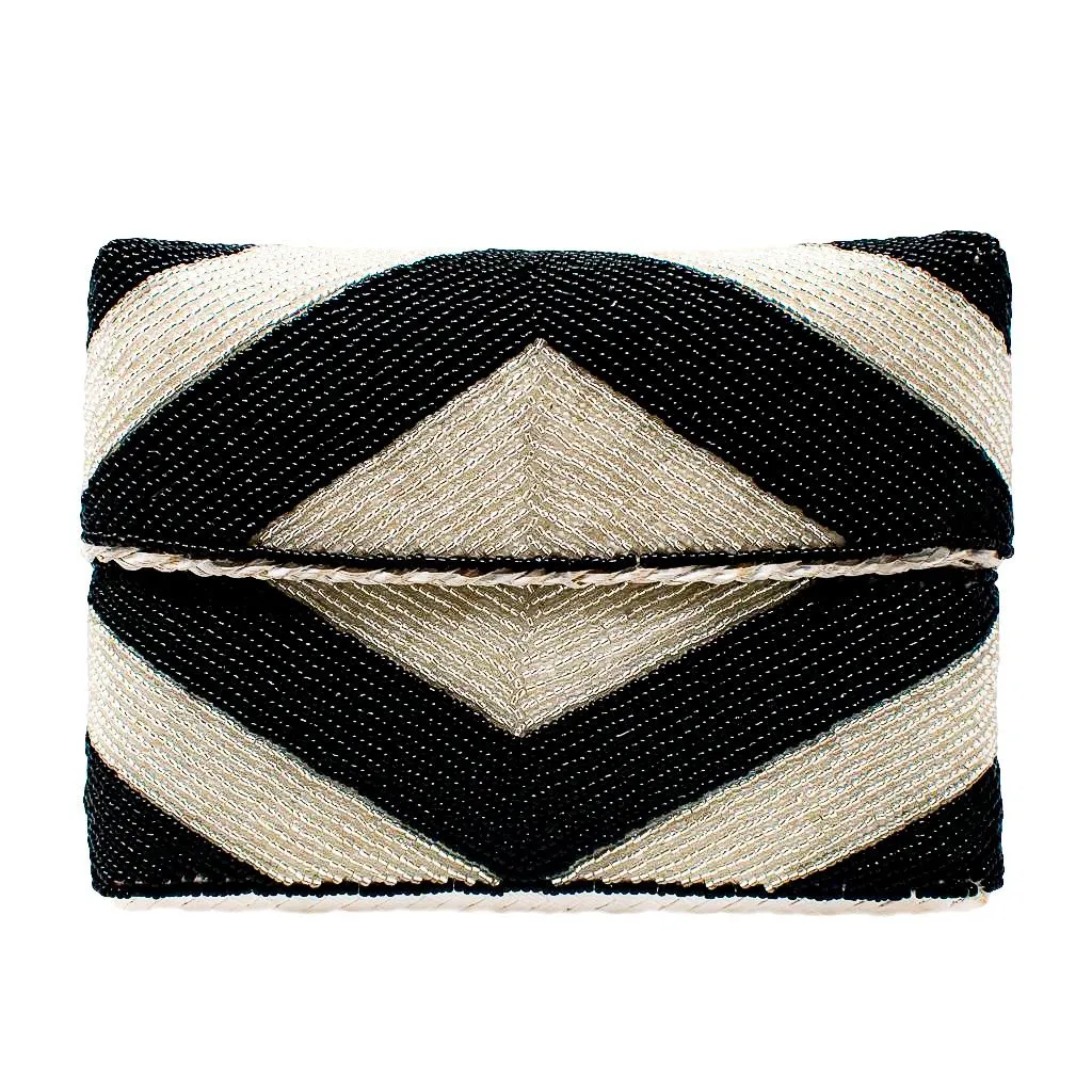ZOE BEADED CLUTCH by POPPY   SAGE