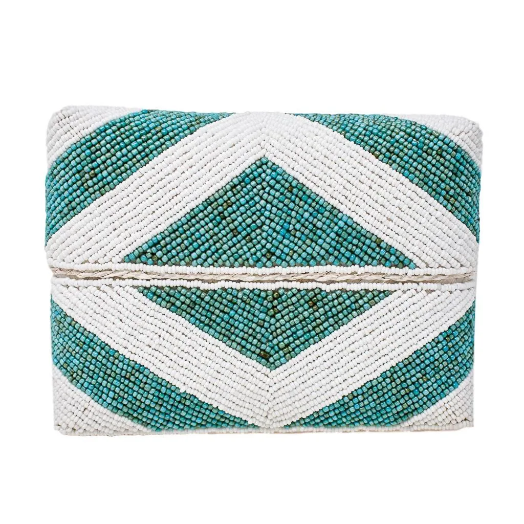 ZOE BEADED CLUTCH by POPPY   SAGE