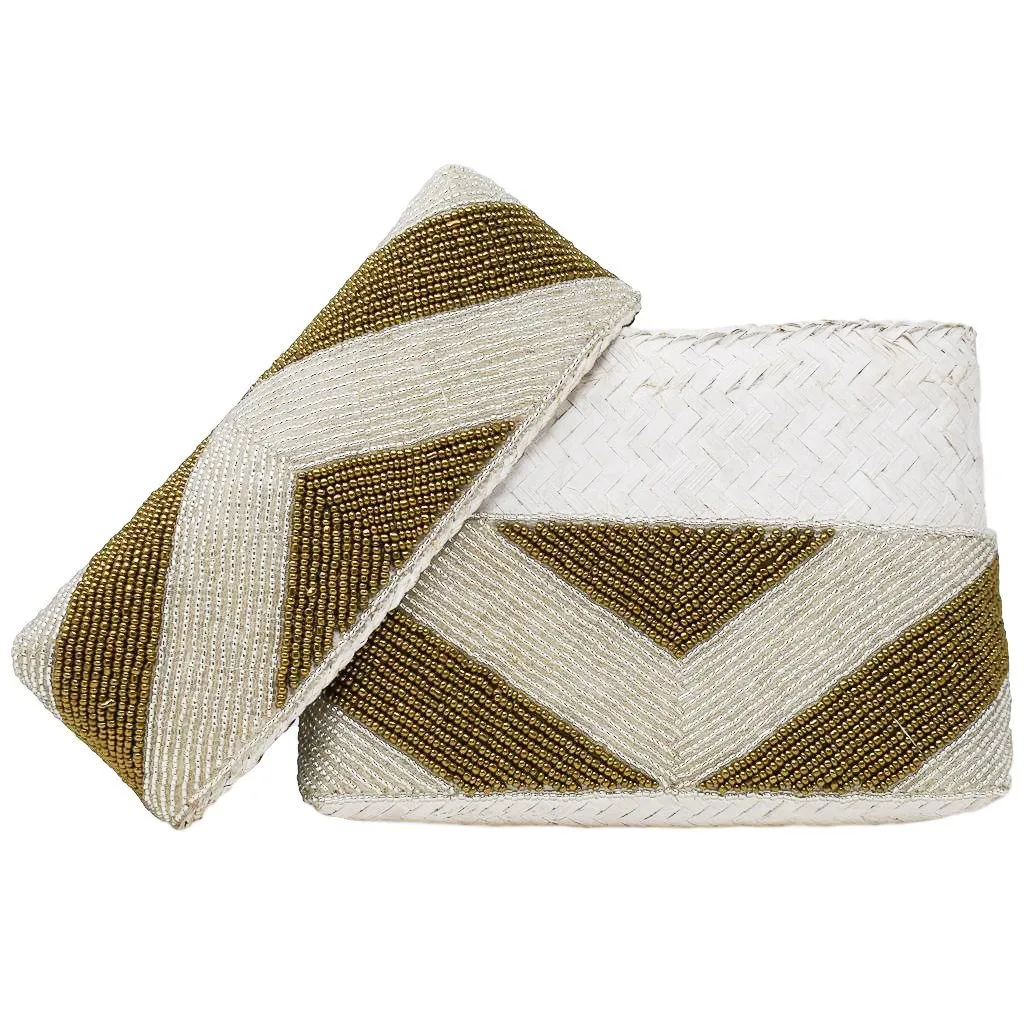 ZOE BEADED CLUTCH by POPPY   SAGE