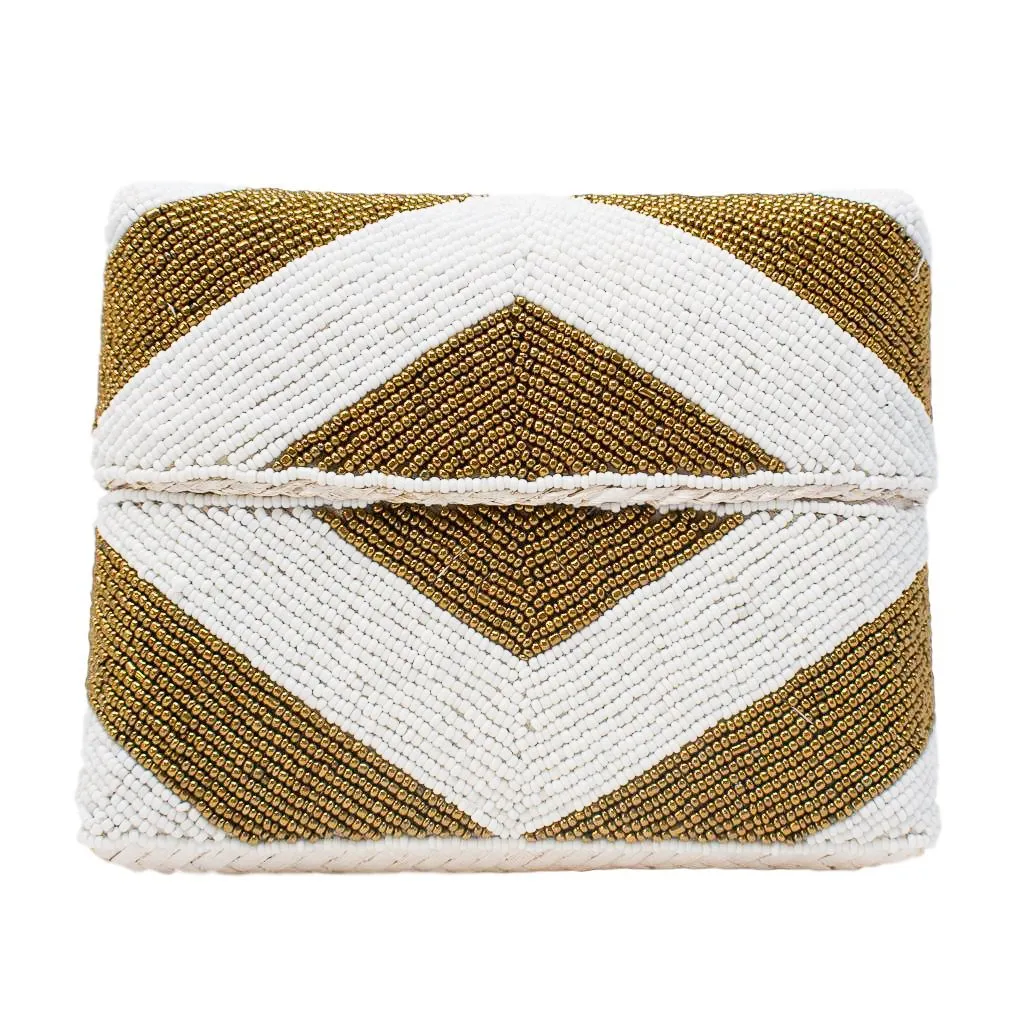 ZOE BEADED CLUTCH by POPPY   SAGE