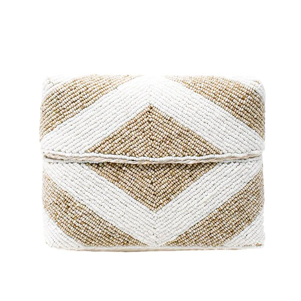 ZOE BEADED CLUTCH by POPPY   SAGE
