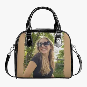 Zoe. Casual Leather Saddle Bag